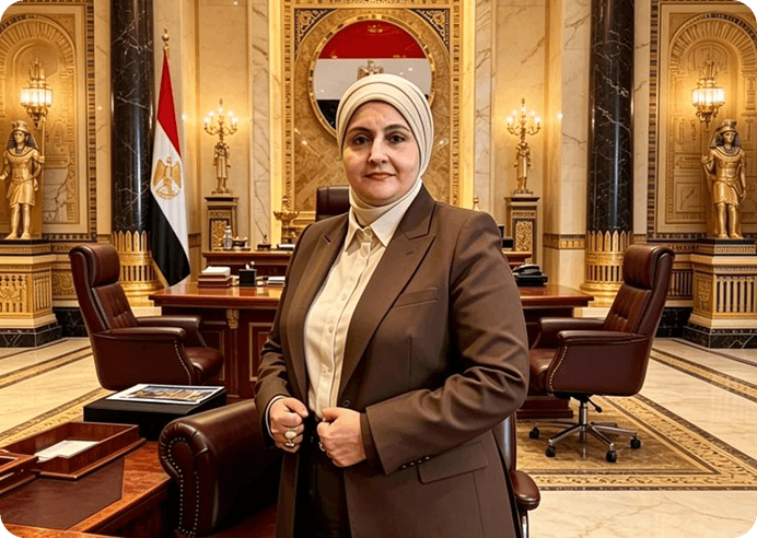 غلاف المجلة - د. إيمان المصري